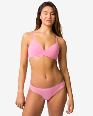 HEMA Damesstring second skin micro roze (roze)
