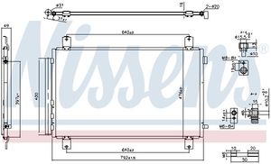 Condensor, airconditioning ** FIRST FIT ** 940854
