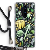 Tropical Palms Dark: OnePlus 8 Pro Transparant Hoesje met koord