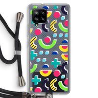 8-bit N°1: Samsung Galaxy A42 5G Transparant Hoesje met koord