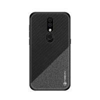 PINWUYO eert serie schokbestendige PC + TPU beschermhoes voor Nokia 4 2 (zwart)