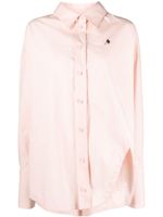 The Attico chemise oversize Diana en coton - Rose