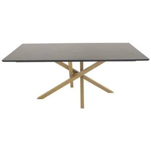 Venture Home Piazza Eettafel 180 x 90 - Zwart