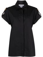 Moschino embellished poplin shirt - Noir - thumbnail