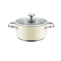 Kookpot met Deksel Haeger PA-18H.006A Beige Ø 18 cm