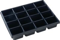 L-BOXX Verdeler voor kleine delen | B349xD265xH63 m polystyreen | met 16 bakken | zwart | 1 stuk - 1000010136 1000010136 - thumbnail