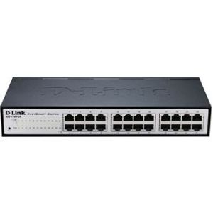 D-Link DGS-1100-24V2 Managed L2 Gigabit Ethernet (10/100/1000) 1U Zwart, Grijs