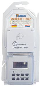 Superfish Outdoor Timer - Digitale Tijdschakelaar LCD, 8 Programma&apos;s, Accubehoud