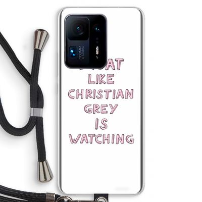 Christian Grey: Xiaomi Mi Mix 4 Transparant Hoesje met koord