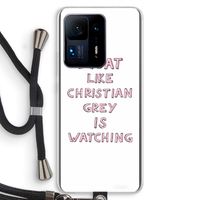 Christian Grey: Xiaomi Mi Mix 4 Transparant Hoesje met koord