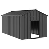 VidaXL Hondenhok met dak 114x202x101 cm gegalvaniseerd staal VidaXL Hondenhok met dak 114x202x101 cm gegalvaniseerd staal