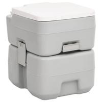 The Living Store Campingtoilet - HDPE - 41.5 x 36.5 x 42 cm - 20L - T-spoeling - Grijs - thumbnail