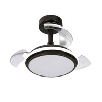 Plafondventilator CristalRecord Zwart 35 W 1000 Lm (3000 K) (4000 K)