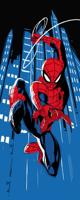 Komar Into Wonderland Fotobehang Marvel Spider-Man Rooftop-Rockin' - IADX2-091