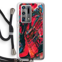 Endless Descent: Huawei P40 Pro Plus Transparant Hoesje met koord