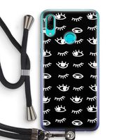 Eye pattern #3: Huawei P Smart (2019) Transparant Hoesje met koord