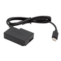 ChiliPower DR-E17 dummy accu USB-C adapterset voor o.a. Canon EOS M3, EOS M5, EOS M6 en EOS M6 II