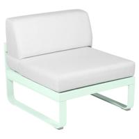 Fermob Bellevie 1-zitsmodule loungebank Ice Mint - Off-White