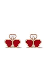 Chopard boucles d'oreilles Happy Hearts en or rose 18ct - thumbnail