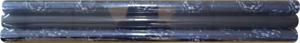 Cadeaupapier blauw metallic bloem Kangaro 3 rollen