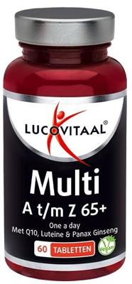 Lucovitaal Voedingssupplementen Multi A t/m Z 65+ Met Q10 60Tabletten
