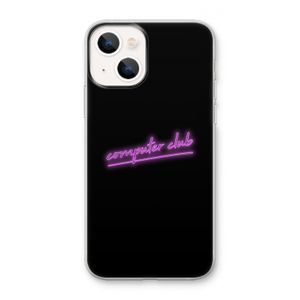 Vice Black: iPhone 13 mini Transparant Hoesje
