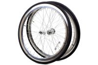 6KU Fixed Gear Wielset + Banden - Zilver 6KU Fixed Gear Wielset + Banden - Zilver