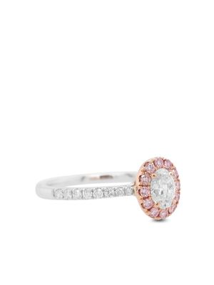 HYT Jewelry bague en or blanc 18ct à diamants - Argent
