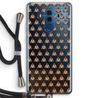 Poop emoji: Huawei Mate 10 Pro Transparant Hoesje met koord