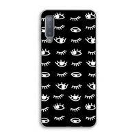 Eye pattern #3: Samsung Galaxy A7 (2018) Transparant Hoesje