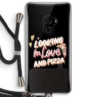 Pizza is the answer: Xiaomi Mi Mix 2 Transparant Hoesje met koord