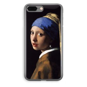 The Pearl Earring: iPhone 8 Plus Transparant Hoesje
