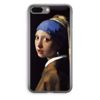 The Pearl Earring: iPhone 8 Plus Transparant Hoesje