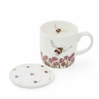 Mug and Coaster Bumble Bee
