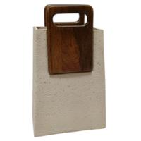 Vaas Home ESPRIT Bruin Beige Mangohout Papier-maché