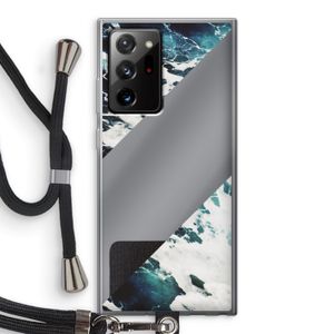 Golven: Samsung Galaxy Note 20 Ultra / Note 20 Ultra 5G Transparant Hoesje met koord