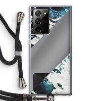 Golven: Samsung Galaxy Note 20 Ultra / Note 20 Ultra 5G Transparant Hoesje met koord