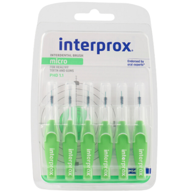 Interprox Ragers Micro Groen PHD 1.1 mm - 6 stuks