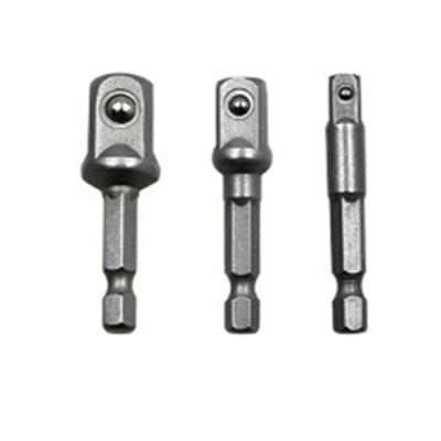 3 STKS/set socket bit extensie Bar hex schacht adapter boor moer driver Power Drill bit (1/4 3/8 1/2 inch) lengte: 50mm