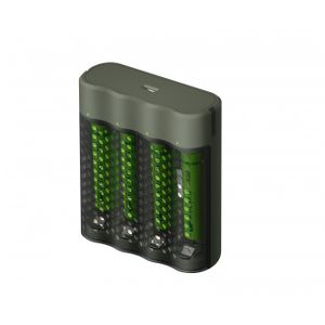 GP M451 USB batterijlader + 4x ReCyko AAA 960mAh batterijen
