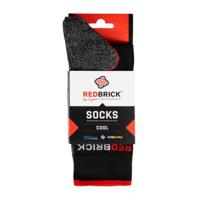 Redbrick Zomer Cool Sokken 25104 | Grijs/Zwart | Maat 50 - 00.083.022.47