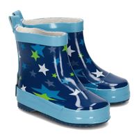 Playshoes halfhoge regenlaarzen Sterren Blauw Maat