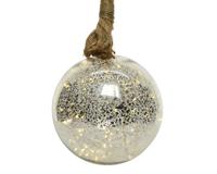 micro LED bal touw bo d14cm-30L wwt - Lumineo
