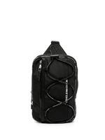 Versace Jeans Couture sac porté épaule à logo imprimé - Noir