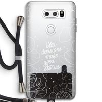 Good stories: LG V30 Transparant Hoesje met koord