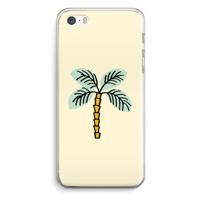 Palmboom: iPhone 5 / 5S / SE Transparant Hoesje - thumbnail