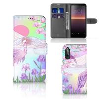 Sony Xperia 10 II | Telefoonhoesje | Met pasjeshouder | Bird