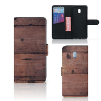 Xiaomi Redmi 8A Book Style Case Old Wood