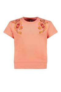 B.Nosy Meisjes t-shirt - Beau - Perzik