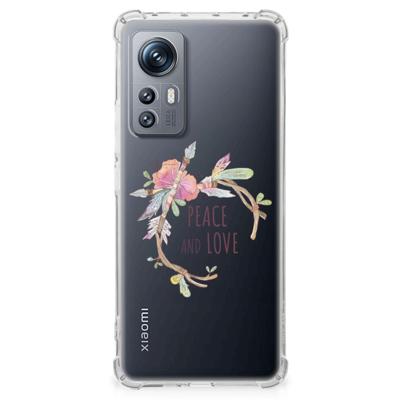 Xiaomi 12 | 12x Stevig | Bumper Hoesje | Boho Text